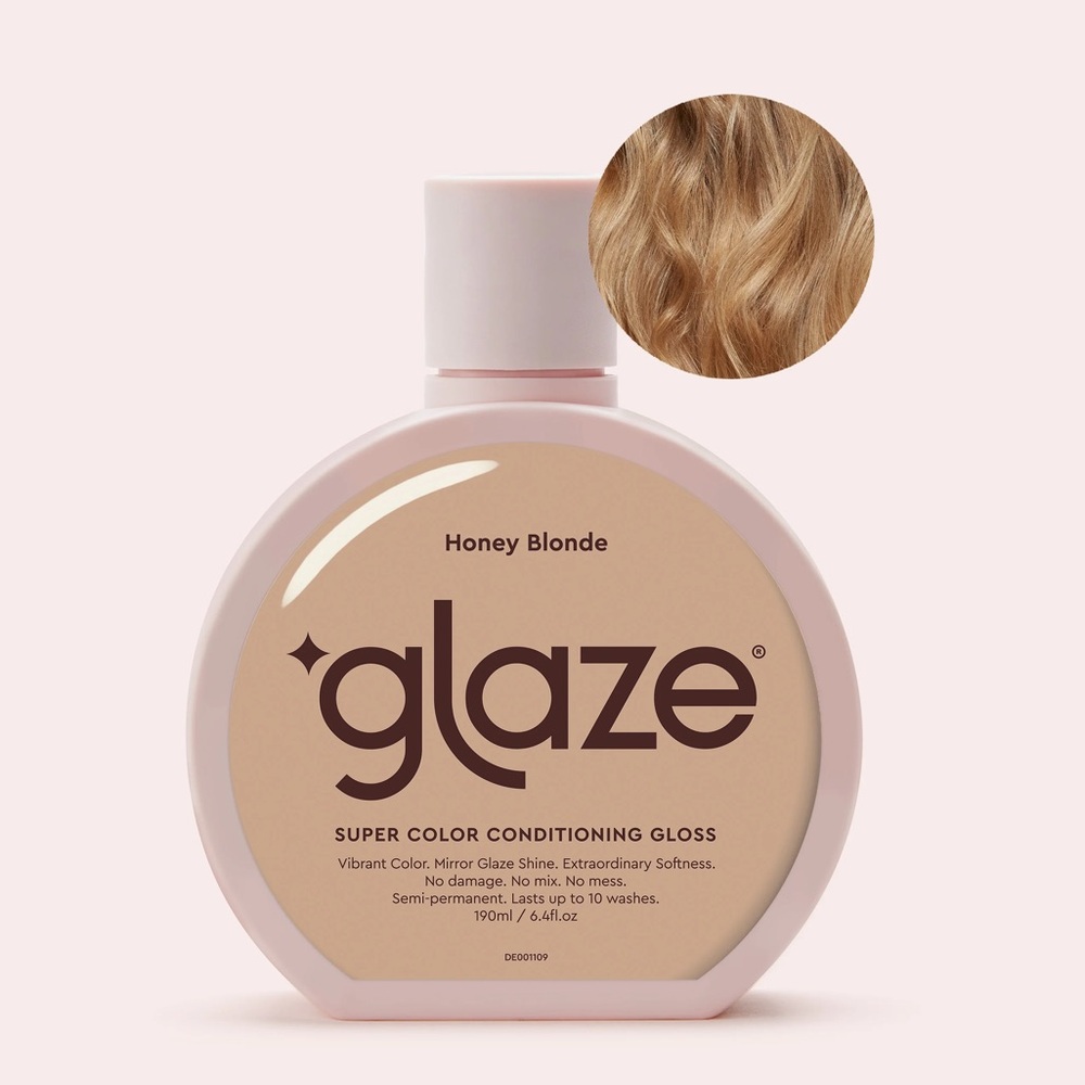 Glaze Super Hair Gloss | Honey Blonde | Color-Boosting Shine Treatment | NEW